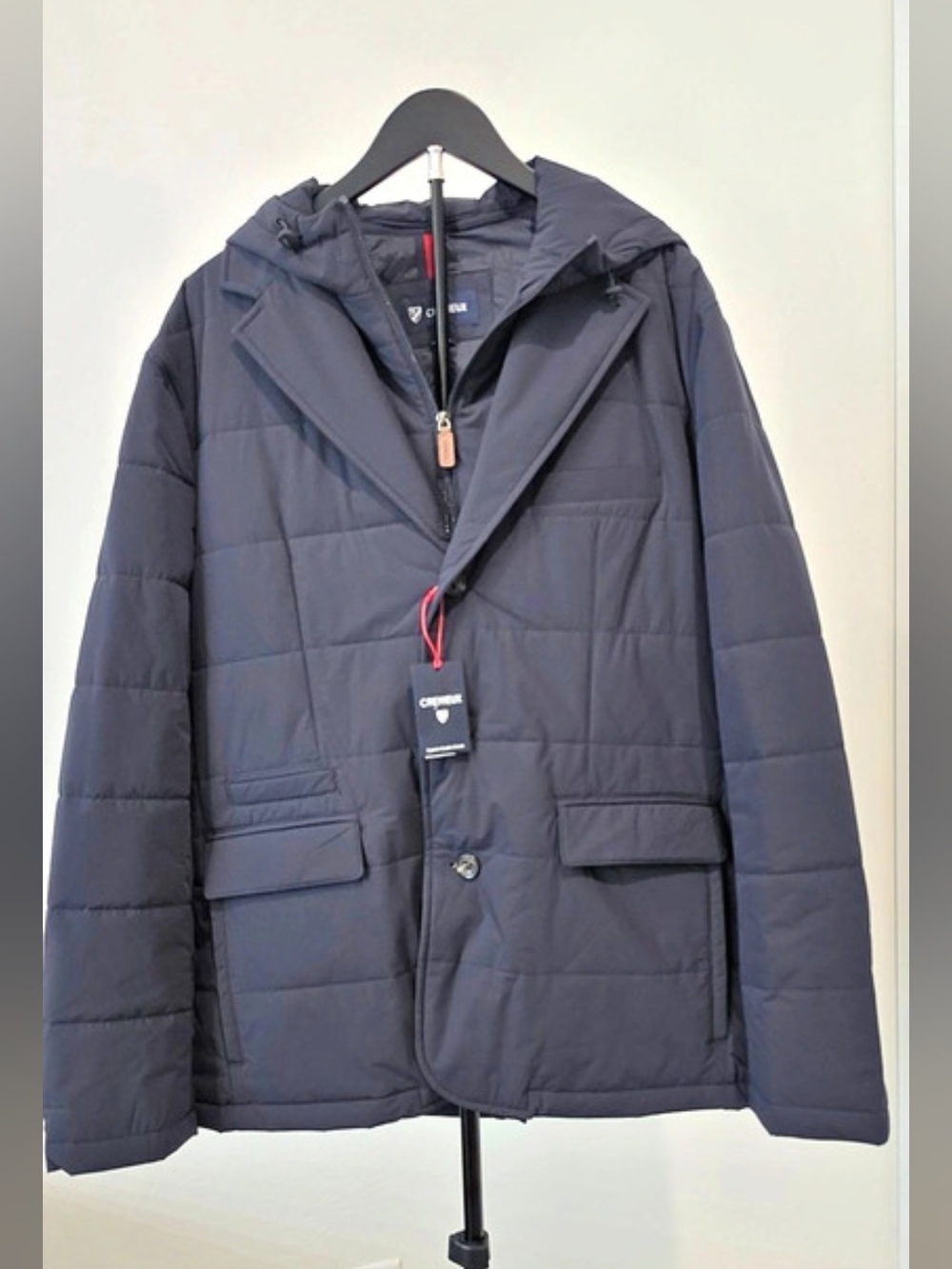 NWT Daniel Cremieux Navy Quilted Blazer Jacket Coat 2-in-1 Men's Sz XL